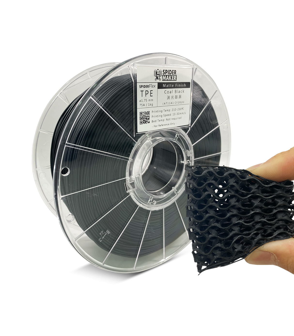 SpiderFlex Flexible TPE 3D Printer Filament