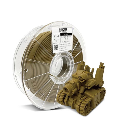SpiderMaker 3D Matte PLA Filament
