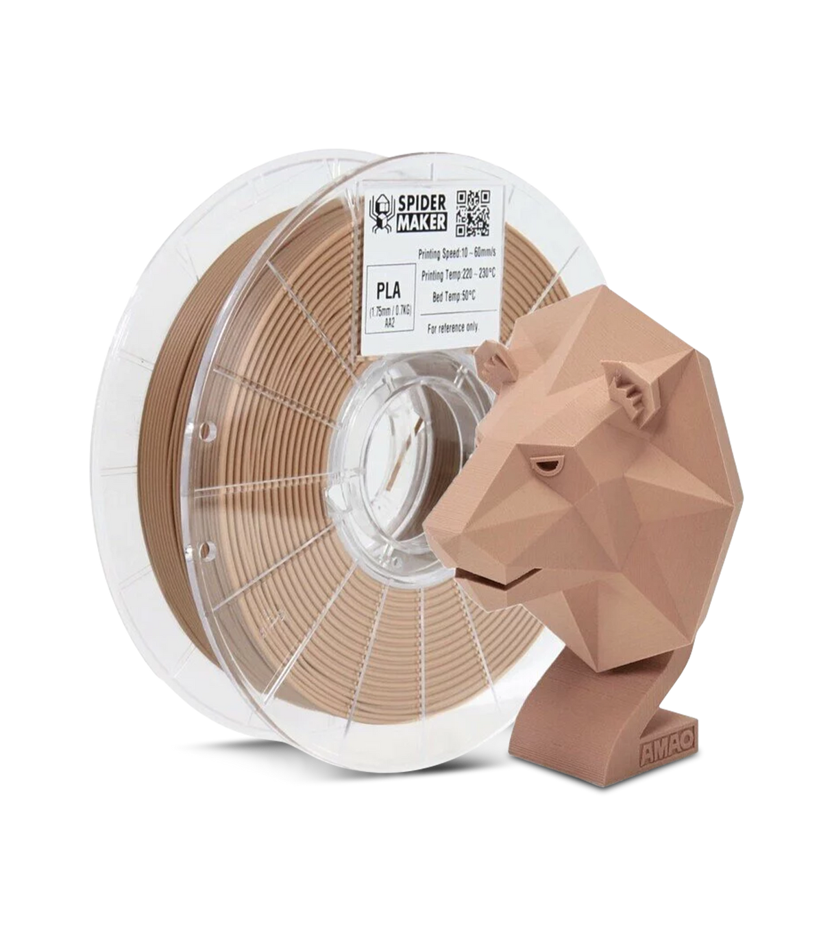 SpiderMaker 3D Matte PLA Filament