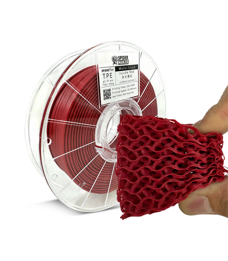 SpiderFlex Flexible TPE 3D Printer Filament