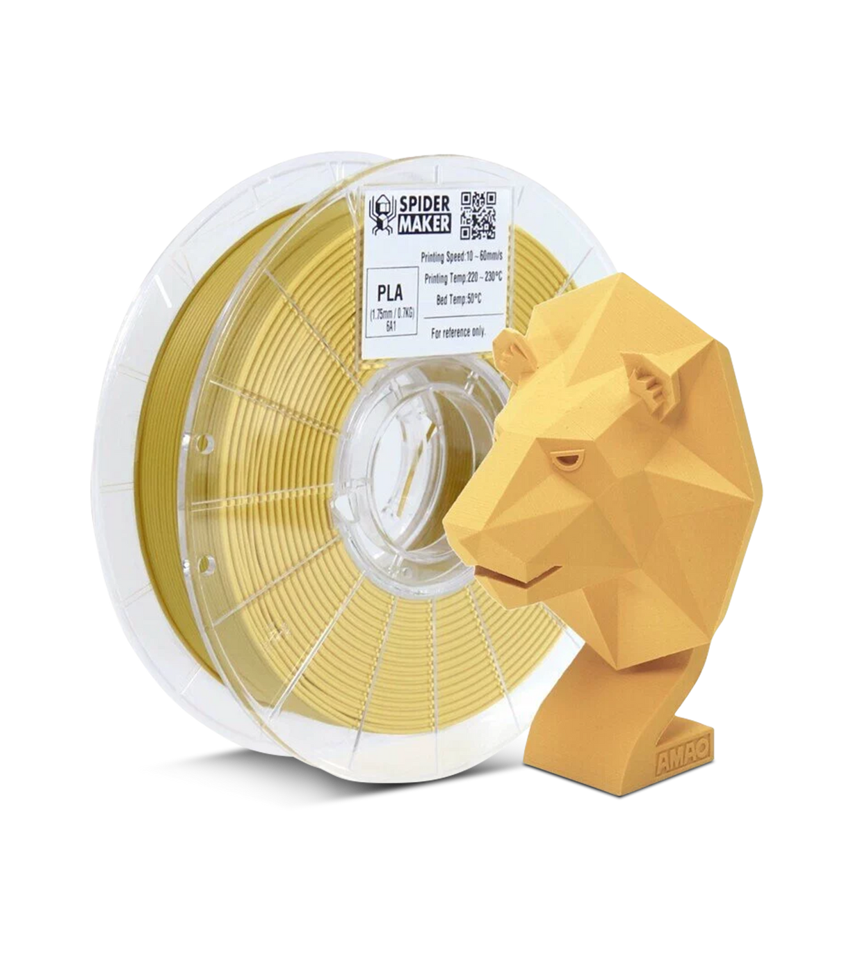 SpiderMaker 3D Matte PLA Filament