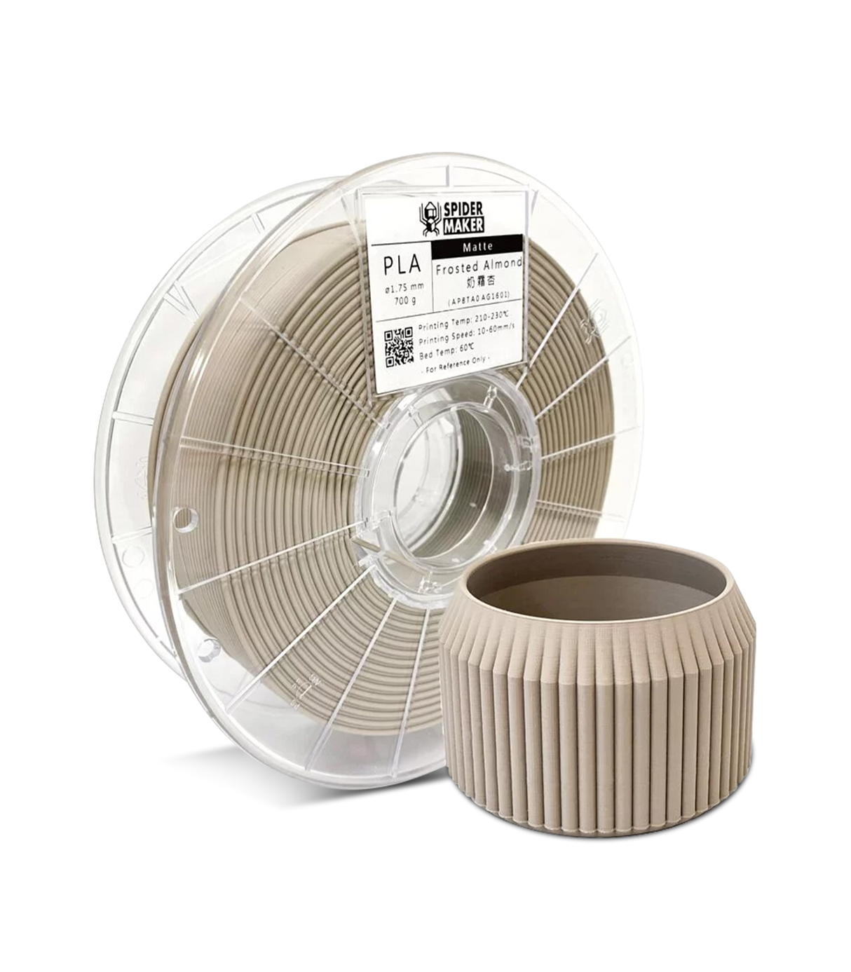 SpiderMaker 3D Matte PLA Filament