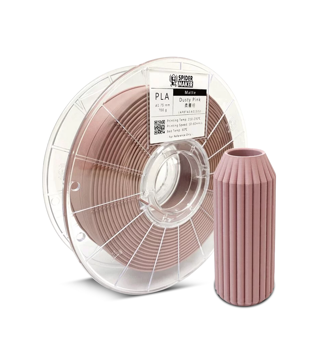 SpiderMaker 3D Matte PLA Filament