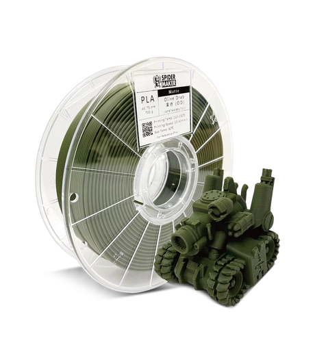 SpiderMaker 3D Matte PLA Filament
