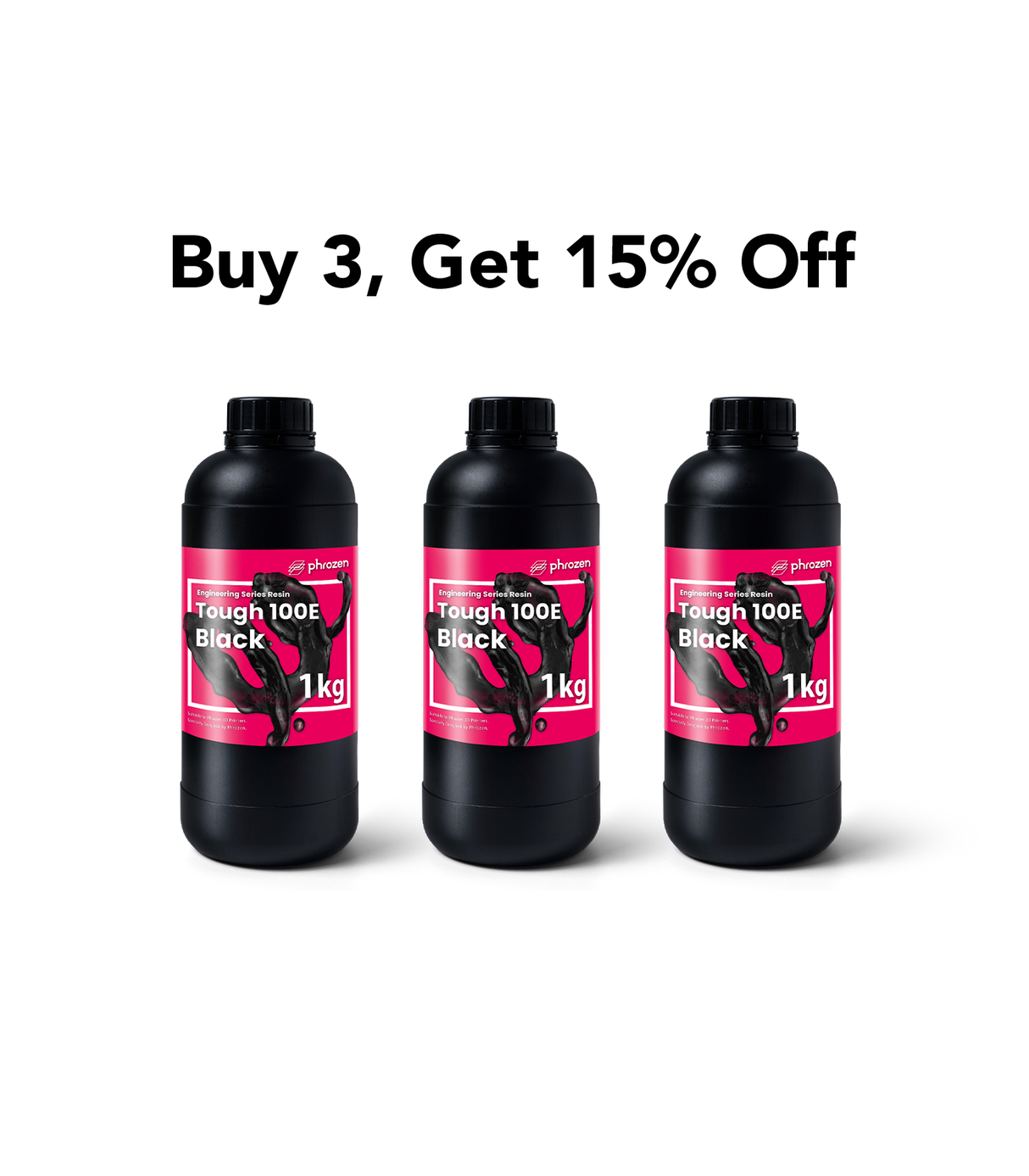 Tough 100E Resin 3pcs Pack (CA)