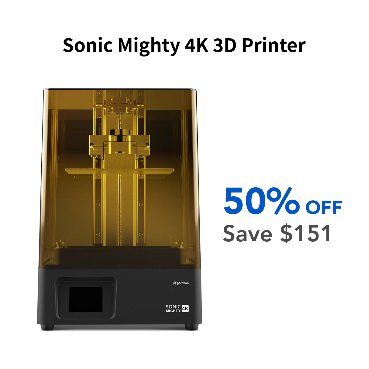 Sonic Mighty 4K 9.3" LCD 3D Printer-1