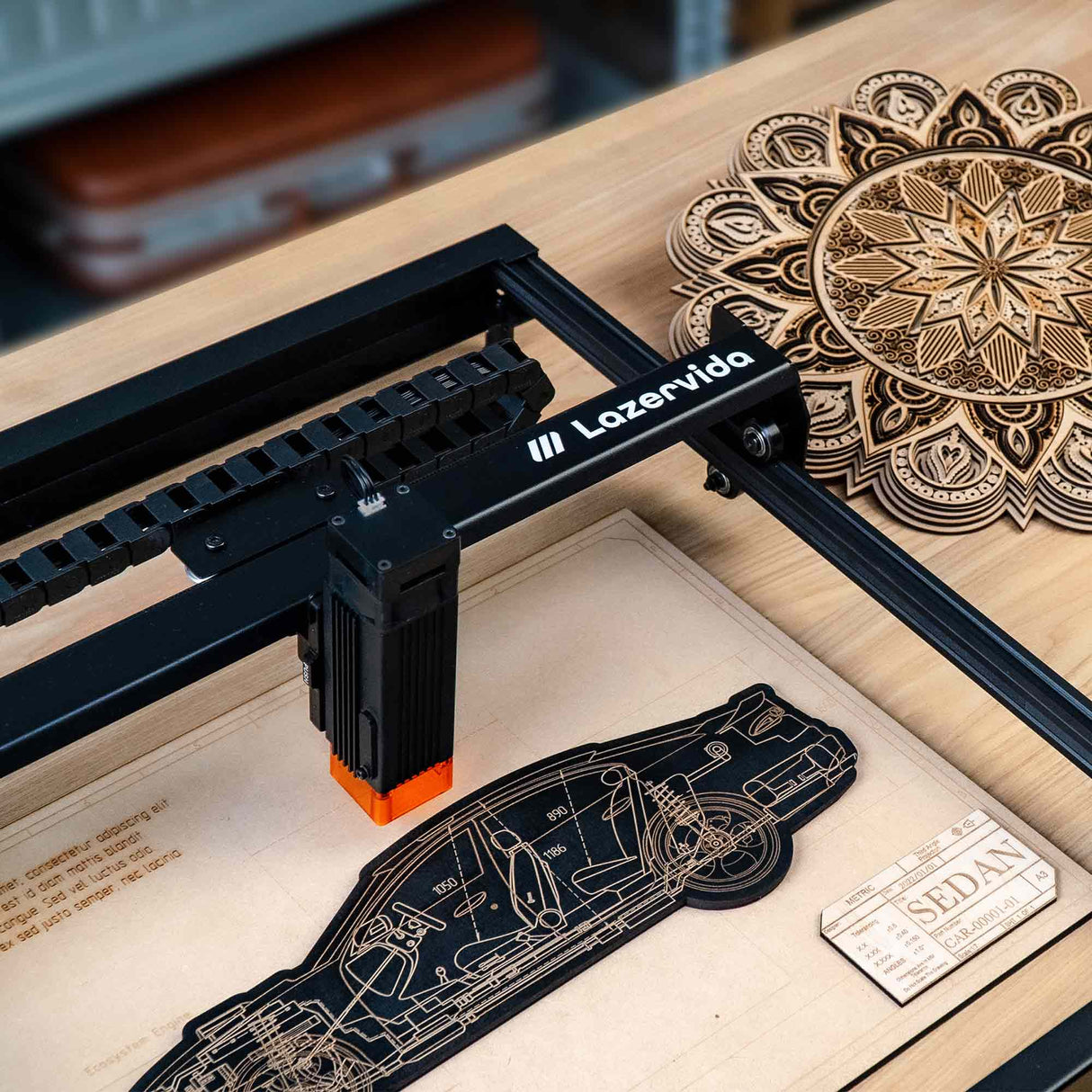 Lazervida 10W Diode Laser Cutter