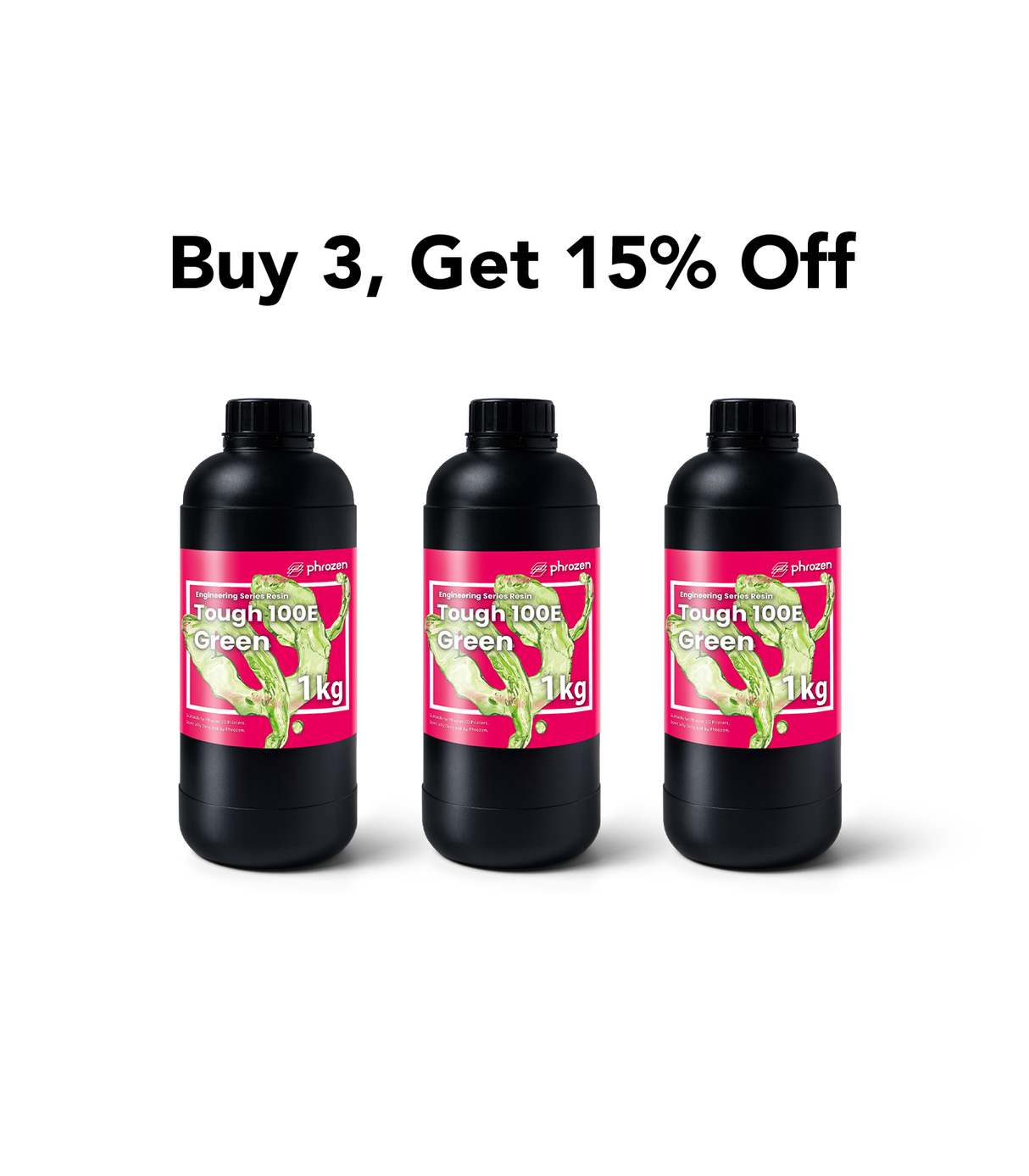 Tough 100E Resin 3pcs Pack (CA)