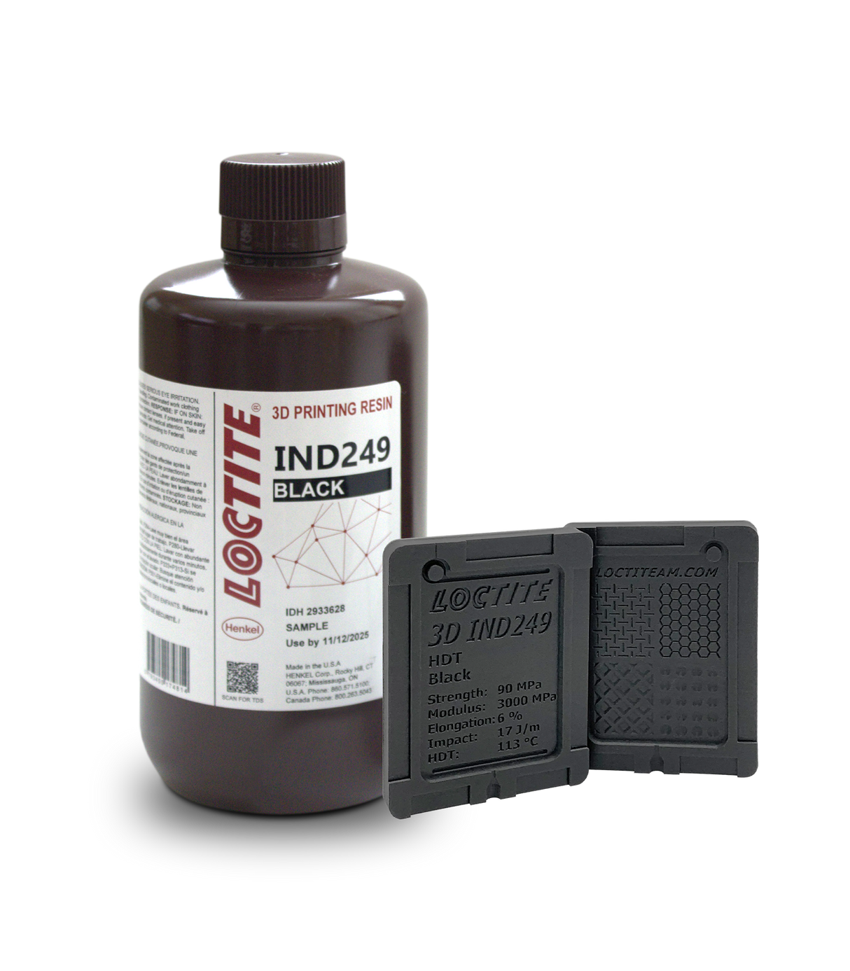 Engineering High Temp LOCTITE 3D IND249 Resin 