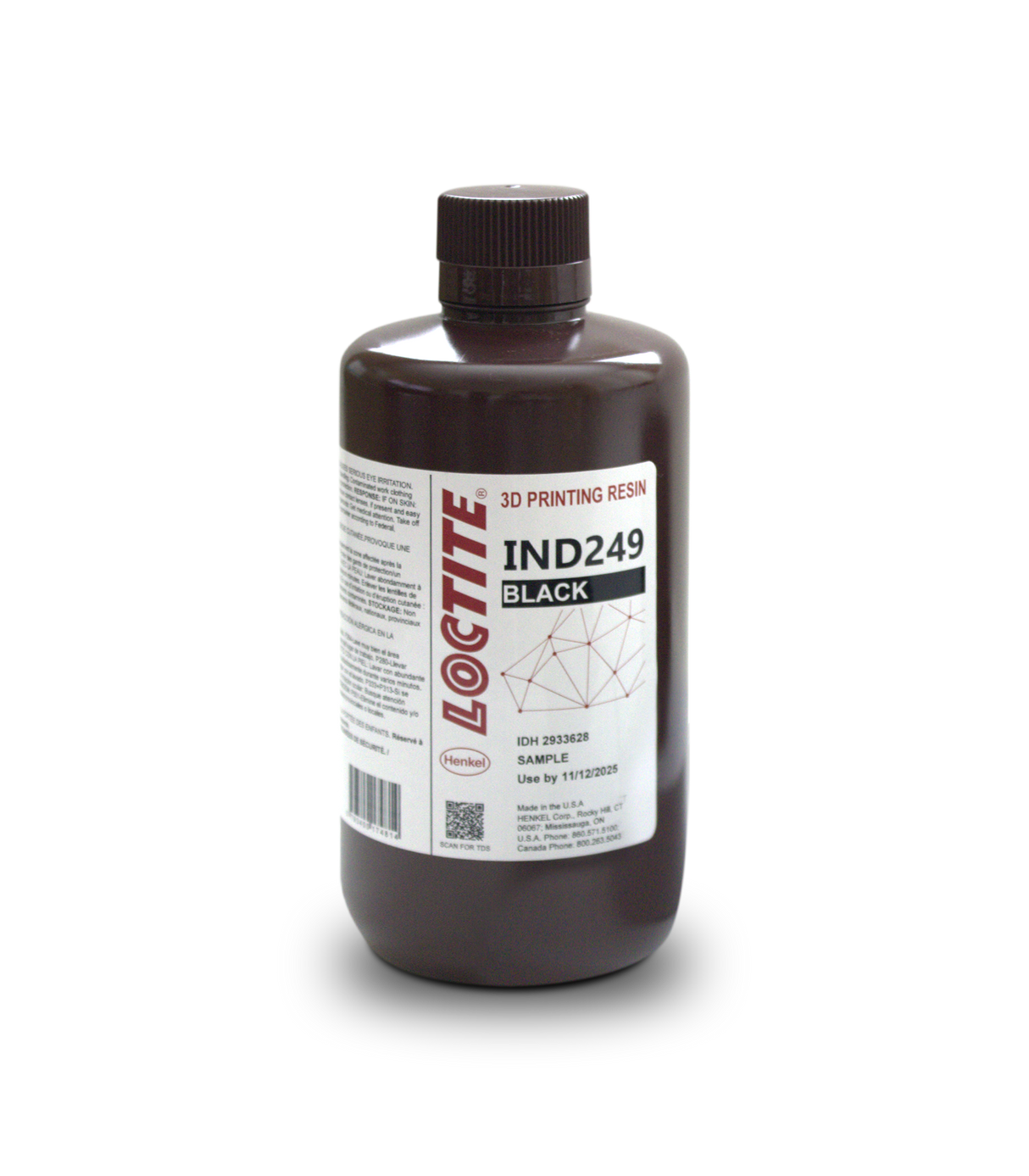 Engineering High Temp LOCTITE 3D IND249 Resin 