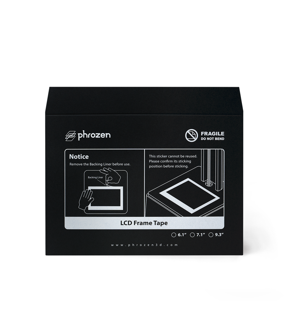 Phrozen LCD Frame Tape (Sonic Mighty 8K/ Mighty 12K)