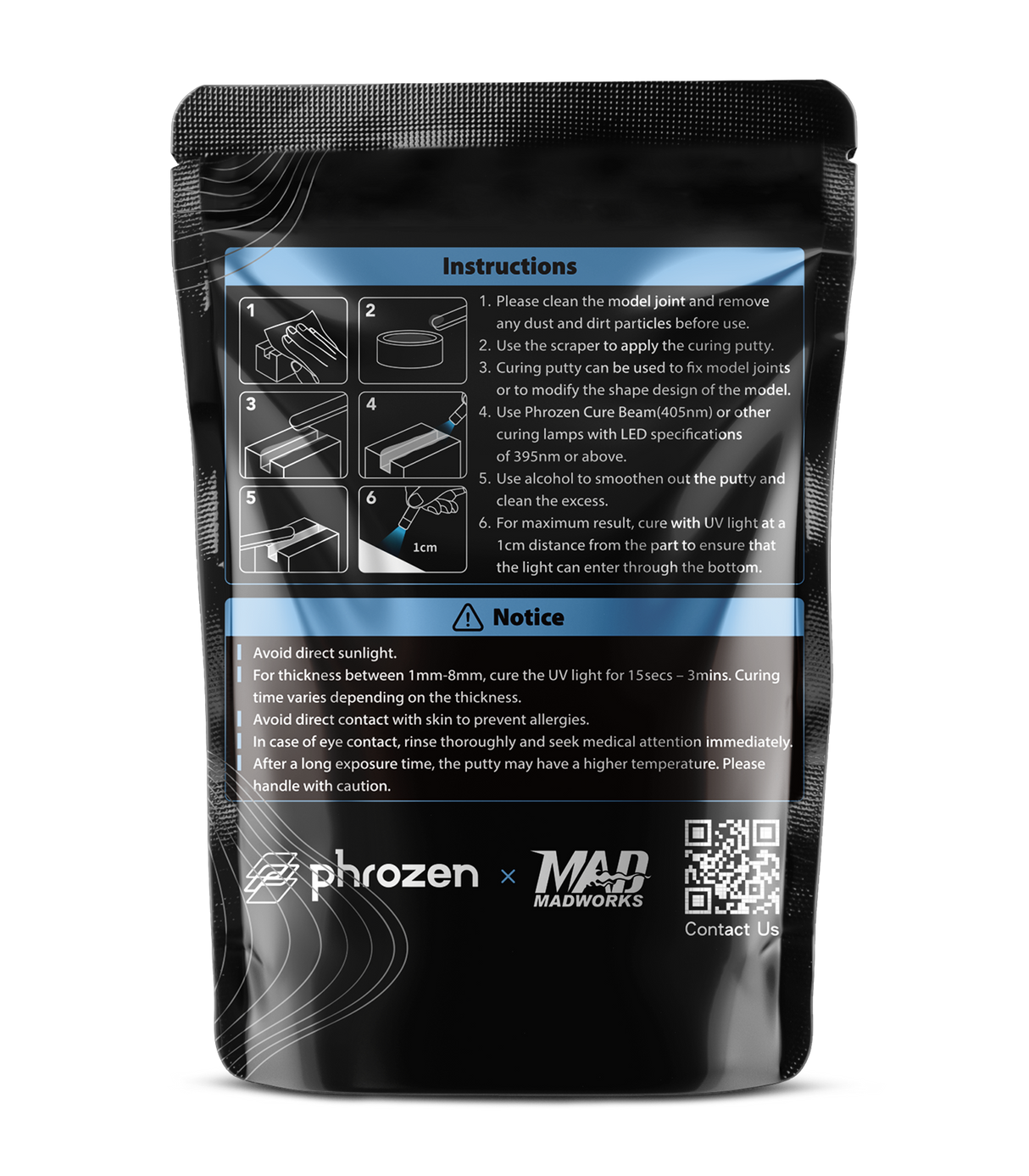 Light curing putty Phrozen